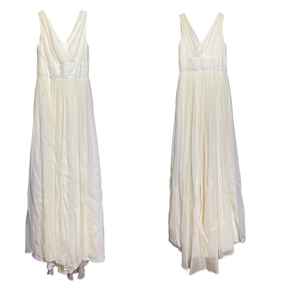 J.Crew Sophia Silk Chiffon Gown NWT Sz 2 - Picture 2 of 5